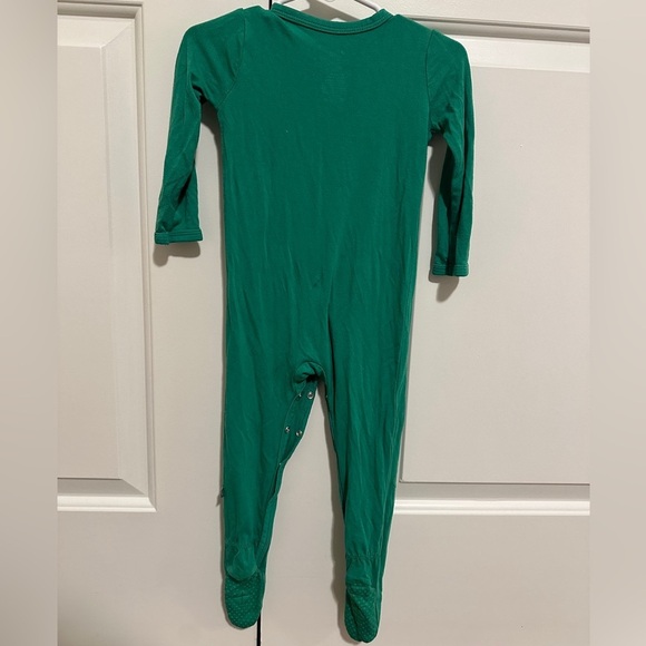 Kyte Baby Toddler Retired Green Fern Snap Footie Sleeper Size 18-24 Months - Picture 8 of 9